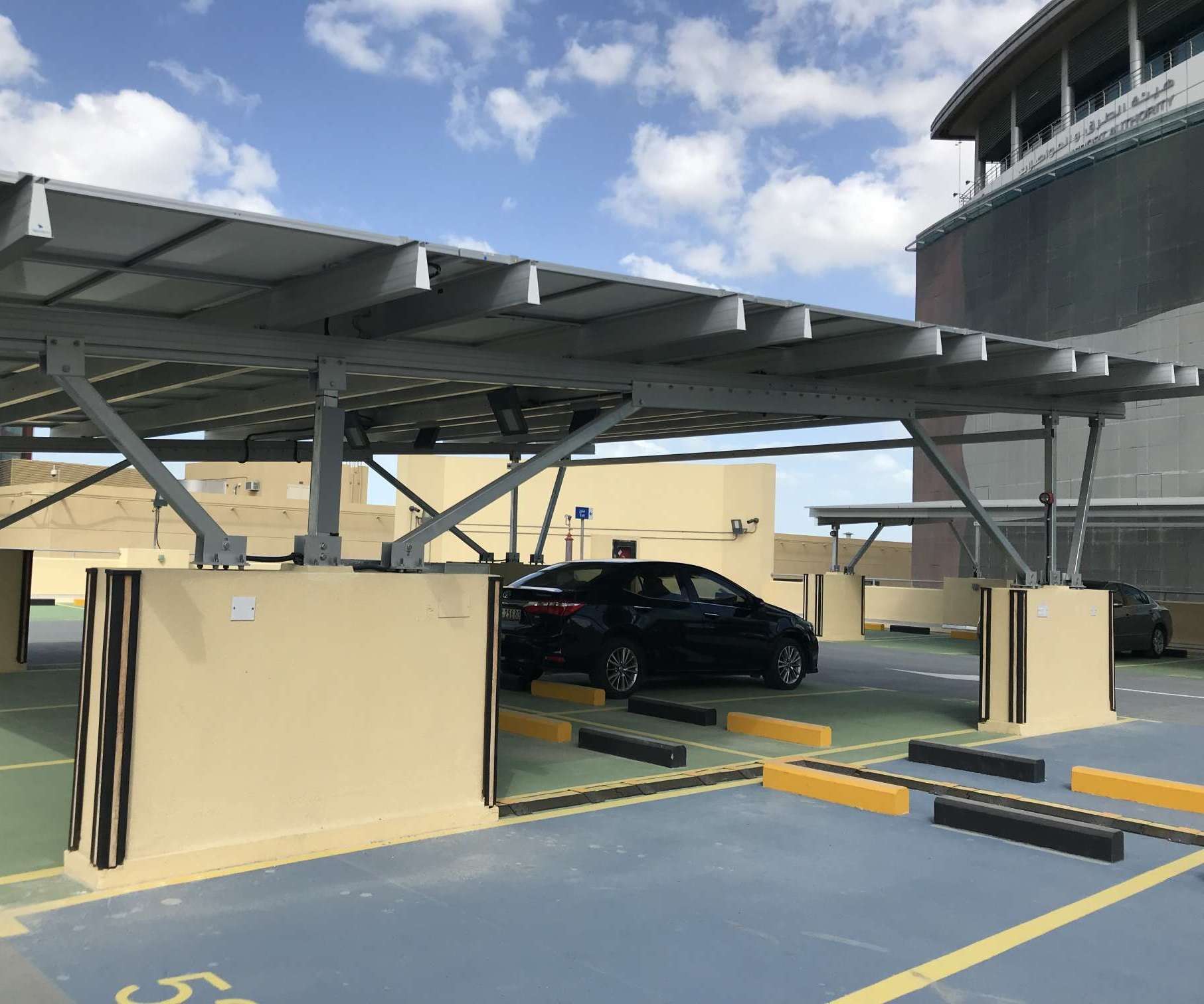 Structure solaire carport